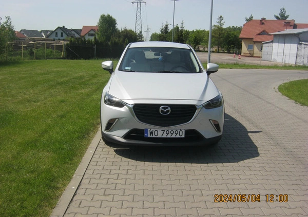 Mazda CX-3 cena 66900 przebieg: 77065, rok produkcji 2017 z Ostrołęka małe 172